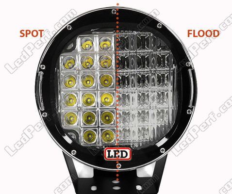 Additional LED Light Round 160W CREE for 4WD - ATV - SSV Spotlight VS Floodlight